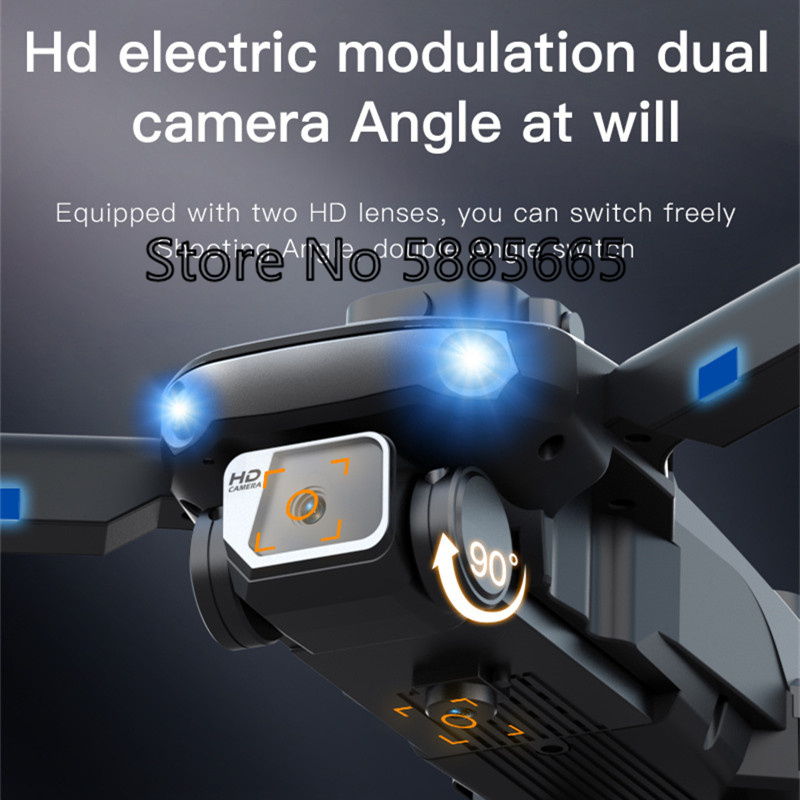 Fpv Brushless Rc Drone 4K - Drone télécommandé avec double caméra ESC