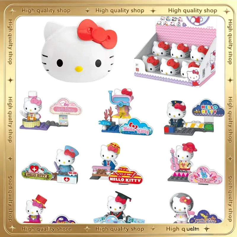 Anime Action Figure Blind Box - Figurines d'action Sanrio Hello Kitty, modèles