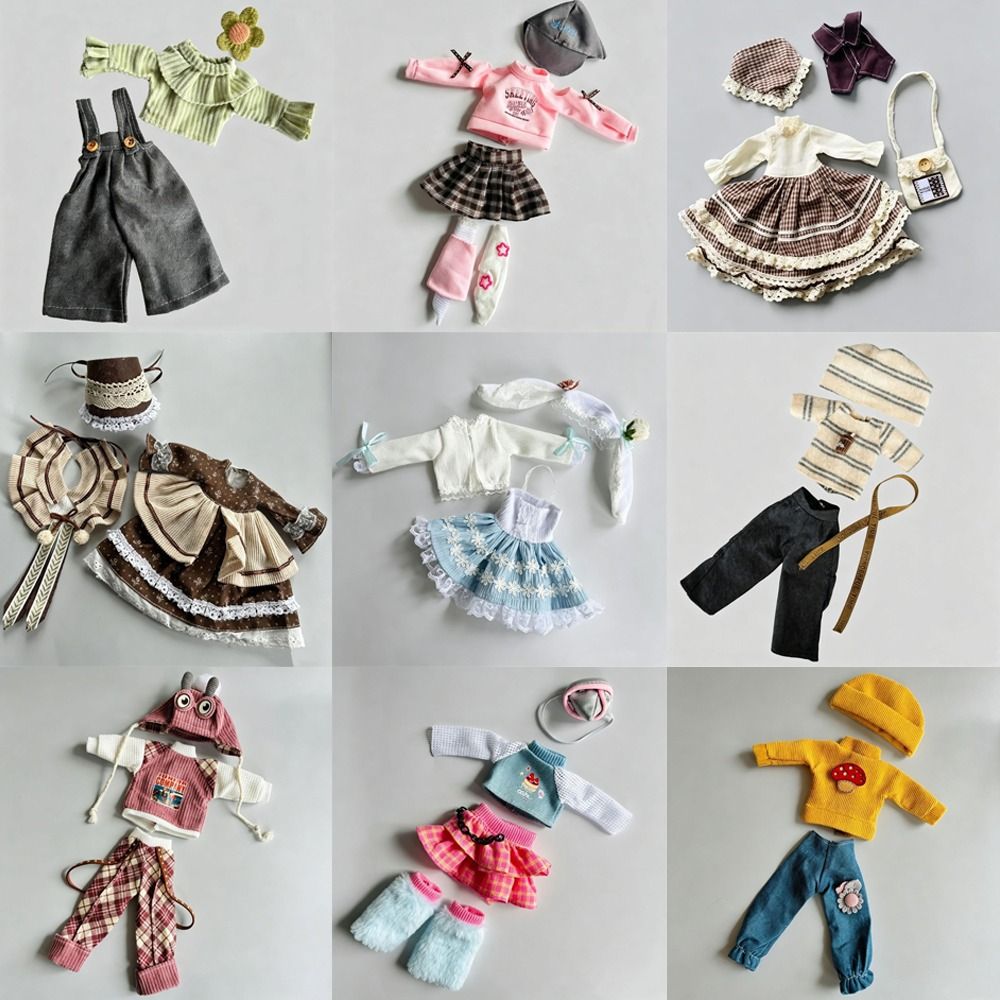 Bjd Doll 1 6 Full Set With Clothes - Ensemble de vêtements pour poupée de