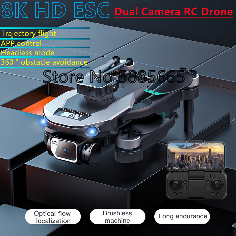 Drone télécommandé avec double - Fpv Brushless Rc Drone 4K avis et prix