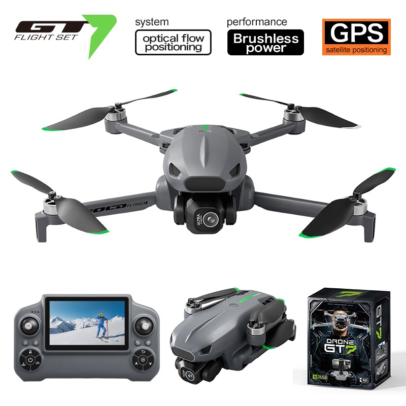 Drone professionnel GT7 RC ave - Fpv Brushless Rc Drone 4K avis et prix