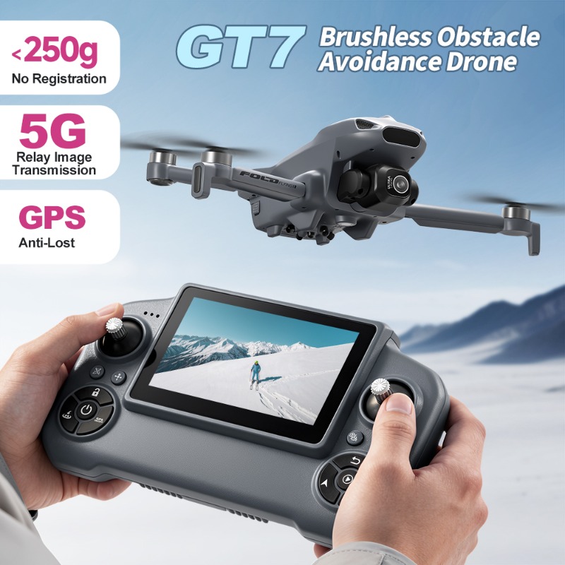 Drone professionnel GT7 RC ave - Fpv Brushless Rc Drone 4K avis et prix