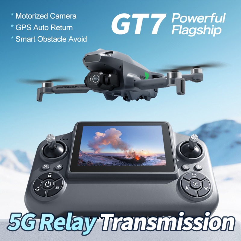 Drone professionnel GT7 RC ave - Fpv Brushless Rc Drone 4K avis et prix
