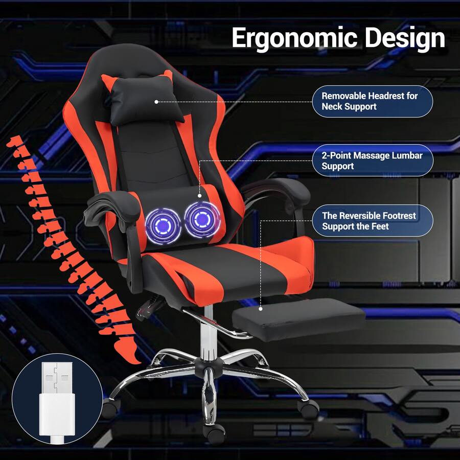 Fauteuil de jeu avec support l - Video Games avis et prix