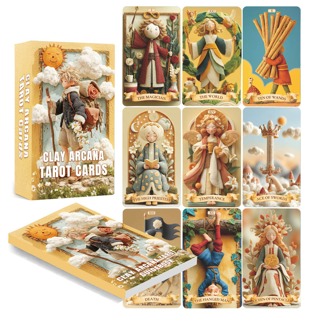 Jeu de 78 cartes de tarot, jeu - Tarot Cards Deck With Guidebook avis et prix