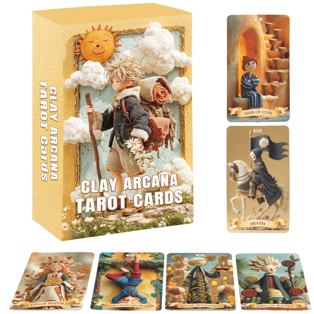 Jeu de 78 cartes de tarot, jeu - Tarot Cards Deck With Guidebook avis et prix