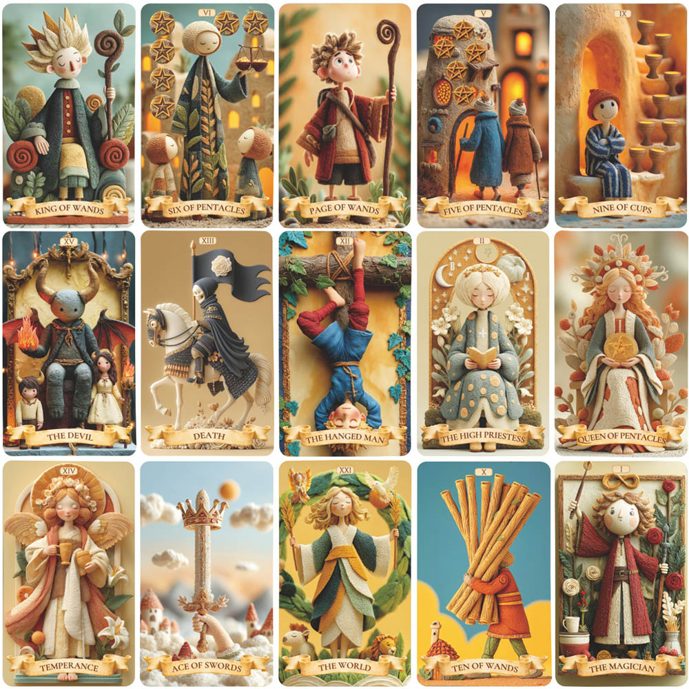 Jeu de 78 cartes de tarot, jeu - Tarot Cards Deck With Guidebook avis et prix