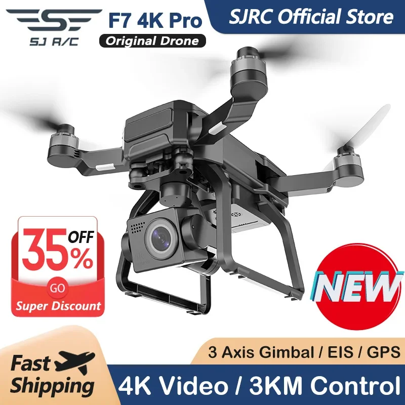 SJRC-Drone F7 4K PRO avec camé - Fpv Brushless Rc Drone 4K avis et prix
