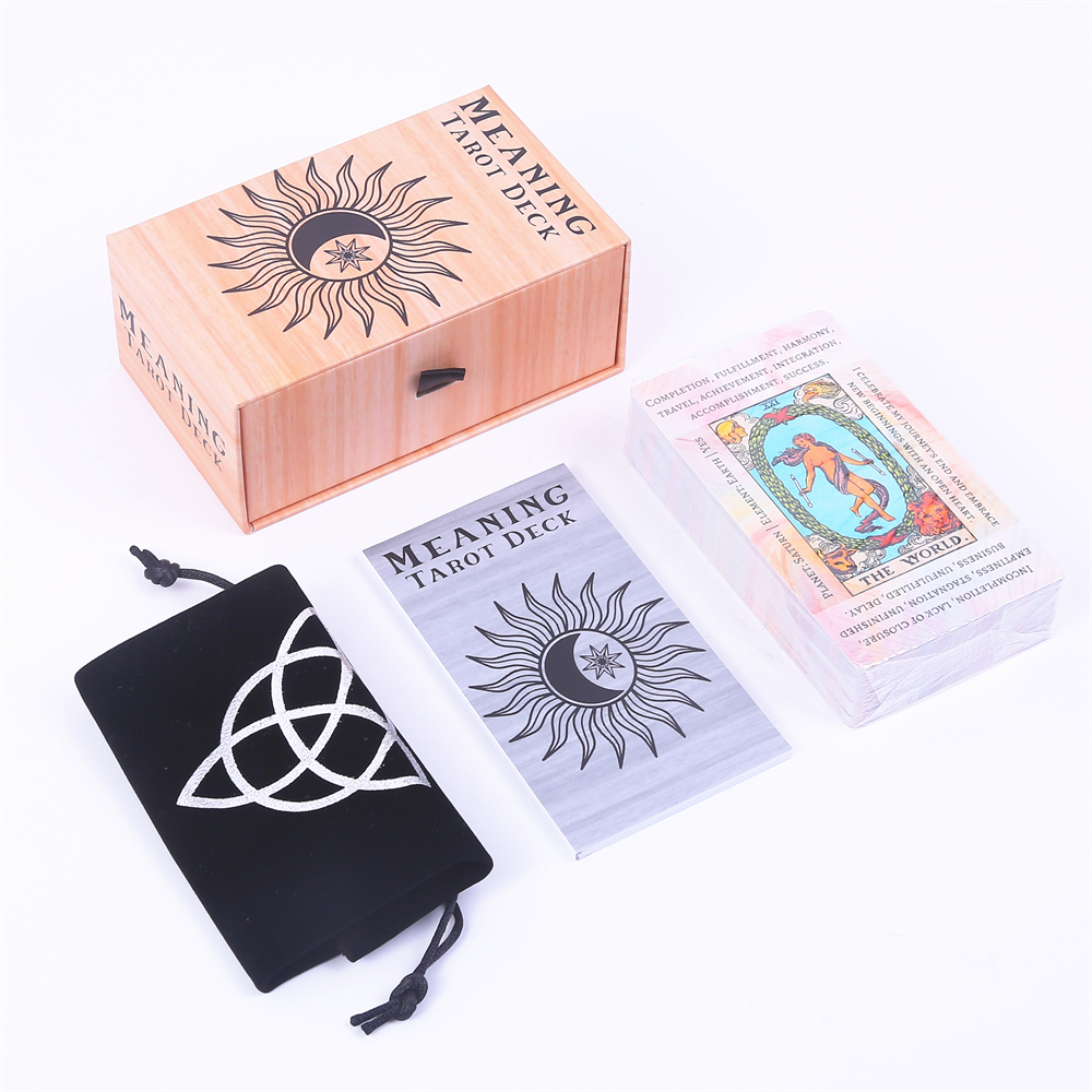 Jeu de cartes de tarot 12x7cm  - Tarot Cards Deck With Guidebook avis et prix